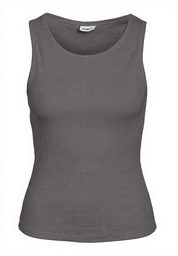 Noisy May Damen Tank Top Noos Charcoal Gray S EU
