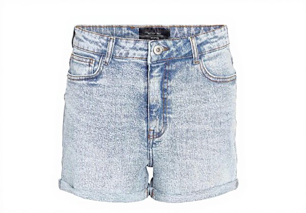 NOISY MAY Damen Shorts Denim Hot Pants high Waist