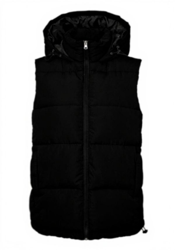 Noisy may NMAurora Hood Vest Frauen Weste schwarz Basics