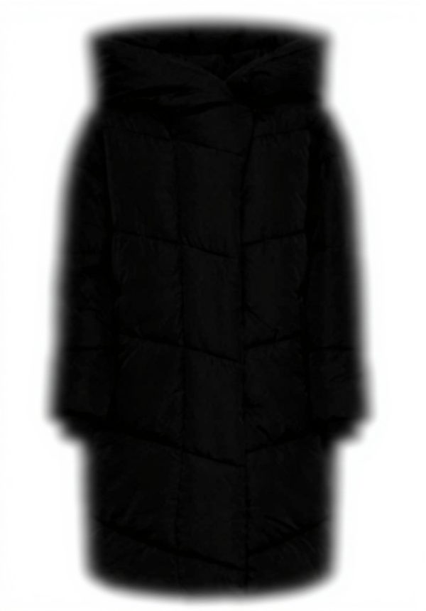 NOISY MAY NMTally Long Jacket Damen Wintermantel schwarz